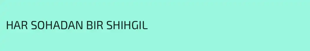 HAR SOHADAN BIR SHIHGIL